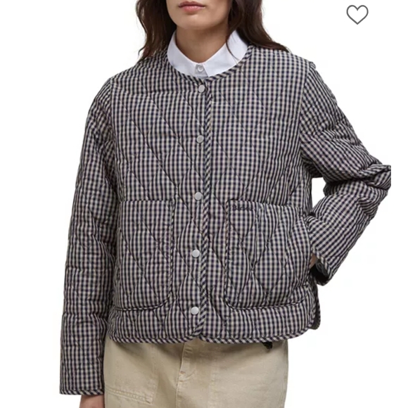 Barbour Check Monroe Quilt Jacket - Picture 3 of 15